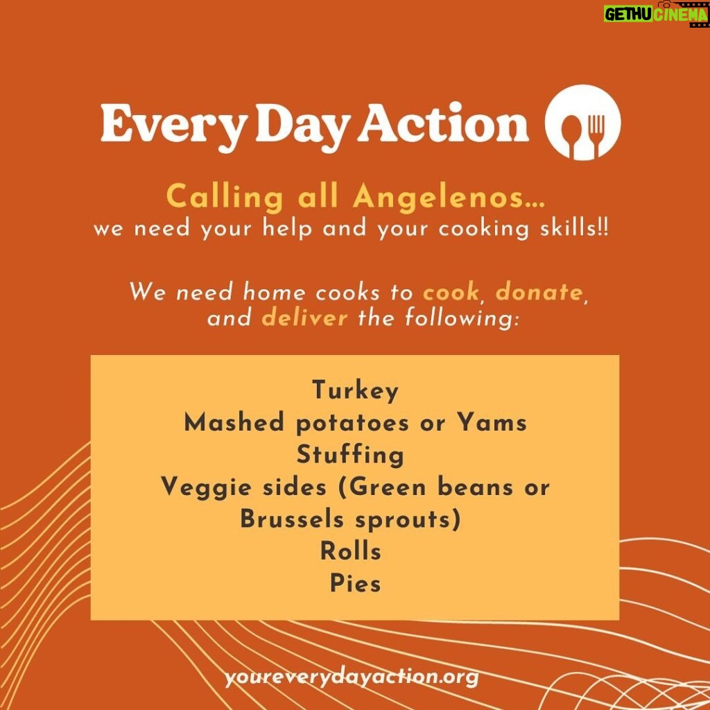 Troian Bellisario Instagram - The big meal is coming up and @every_day_action is aiming to serve 1,500 people in Los Angeles. Would you like to help? If you live in the area please consider making a dish or two and donating it to us… OR if you don’t like to cook, don’t have the time or don’t live in LA please consider donating monitarily to support the day. I know we all have so many places and people we want to give to, care for and make safe right now. I appreciate you taking the time to read this and donating if you can. (And if you can’t. Love you no matter what) Stay safe. Love one another. And have a good day. Los Angeles, California