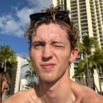 Troye Sivan Instagram - Update: Flight had to make an emergency landing into Hawaii so I’m on forbidden vacation