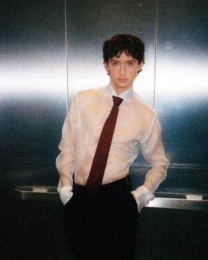 Troye Sivan Instagram - Last night was one of the best nights of my life. I love all of you, love my friends, love my family. Thank you @recordingacademy for the nominations 🤍 thank you @prada for making me feel so handsome 🤍 #hairbyschwarzkopf #schwarzkopfpro #stmntgrooming