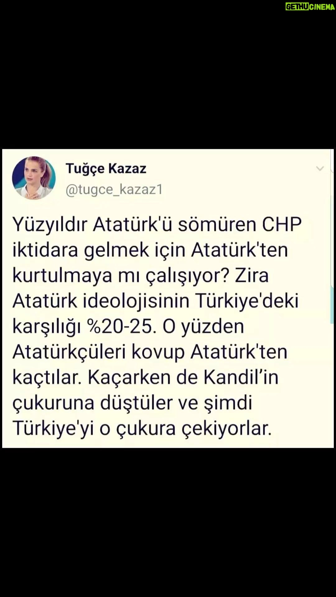 Tuğçe Kazaz - 11.2K Likes - Atatürk’ten mi kaçıyorlar?
#Atatürk #atatürkçü #chp #kandil #türkiye #seçim2023 #tuğçekazaz #tugcekazaz #reelsvideo #twitter