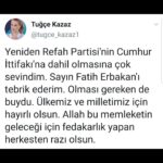 Tuğçe Kazaz Instagram - YENİDEN REFAH PARTİSİ CUMHUR İTTİFAKI'NDA 👍 NOT: Arkadaşlar bu hesabım çok fazla şikayet ediliyor, lütfen boş bırakmayalım. #yenidenrefahpartisi #fatiherbakan #cumhurittifakı #türkiye #hayırlıolsun #tuğçekazaz #tugcekazaz #reelsvideo #reelsviral #turkey