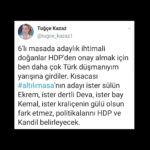 Tuğçe Kazaz Instagram - HDP VE KANDİL BELİRLEYECEK In order to gain the approval of the HDP, the probable presidential candidates of the table of six have started to compete with each other to show who is most anti-Turk. In short, it does not matter whether the candidate of #thetableofsix is the pheasant Ekrem, the restless Deva, Mr. Kemal or the Gül of the Queen, the HDP and Kandil will determine their policy. I address the voters of the table of 6 who gather around round tables, stuff themselves, and do not put up a single candidate: You see what is happening, you see the desperation and incompetence at the table. Why do you still support them, why do you want to be condemned to this incompetence? #hdp #kandil #altılımasa #kılıçdaroğlu #erdoğan #bahçeli #meralakşener #iyiparti #chp #akparti #mhp #cumhurittifakı #milletittifakı #türkiye #seçim #tuğçekazaz #tugcekazaz #reels #instagramreels #reelsvideo