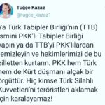 Tuğçe Kazaz Instagram - Either rename the Turkish Medical Association (TMA) as the PKK Medical Association or cleanse the TMA of PKK members, thus saving our physicians from this humiliation. The PKK is a vile organization that is an enemy of both Turks and Kurds. No one can defame the Turkish Armed Forces to whitewash terrorists! Soit vous renommez l'Association Médicale Turque (AMT) en tant qu'Association Médicale du PKK, soit vous nettoyez la AMT des membres du PKK, sauvant ainsi nos médecins de cette humiliation. Le PKK est une organisation vile qui est un ennemi à la fois des Turcs et des Kurdes. Personne ne peut diffamer les Forces Armées Turques pour blanchir des terroristes ! #türktabiplerbirliği #tbb #turkishmedicalassociation #tma #associationmedicaleturque #amt #pkk #terörist #terör #türksilahlıkuvvetleri #tsk #Türkiye #tuğçekazaz #TugceKazaz