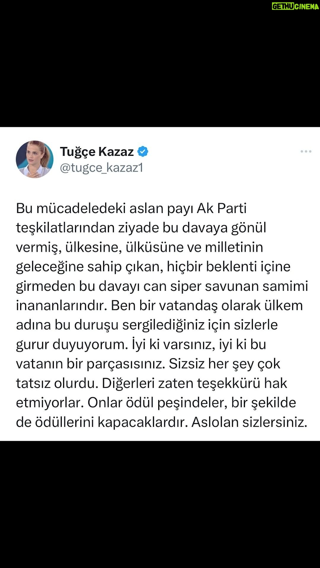 Tuğçe Kazaz - 18.7K Likes - ASLOLAN SİZLERSİNİZ
#erdoğan #receptayyiperdoğan #cumhurbaşkanımızreceptayyiperdoğan #akparti #cumhurittifakı #kemalkılıçdaroğlu #kılıçdaroğlu #milletittifakı #seçim2023 #2023 #28mayıs #zafer #iman #müslüman #inanan #türkmilleti #millet #türkiye #türkiyeyüzyılı #tuğçekazaz #tugcekazaz #reels #reelsvideo #tiktok #shorts