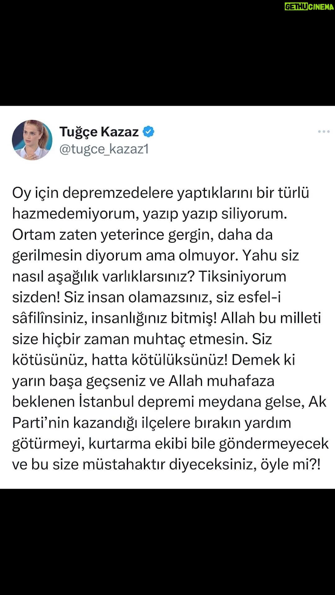 Tuğçe Kazaz - 18.9K Likes - ALLAH BU MİLLETİ SİZE HİÇBİR ZAMAN MUHTAÇ ETMESİN
#deprem #depremzede #seçim #2023 #seçim2023 #14mayıs #14mayıs2023 #erdoğan #receptayyiperdoğan #kılıçdaroğlu #kemalkılıçdaroğlu #kaftancıoğlu #canankaftancıoğlu #imamoğlu #ekremimamoglu #chp #cumhuriyethalkpartisi #akpart #milletittifakı #cumhurittifakı #türkiye #tuğçekazaz #tugcekazaz #reels #shorts #tiktok