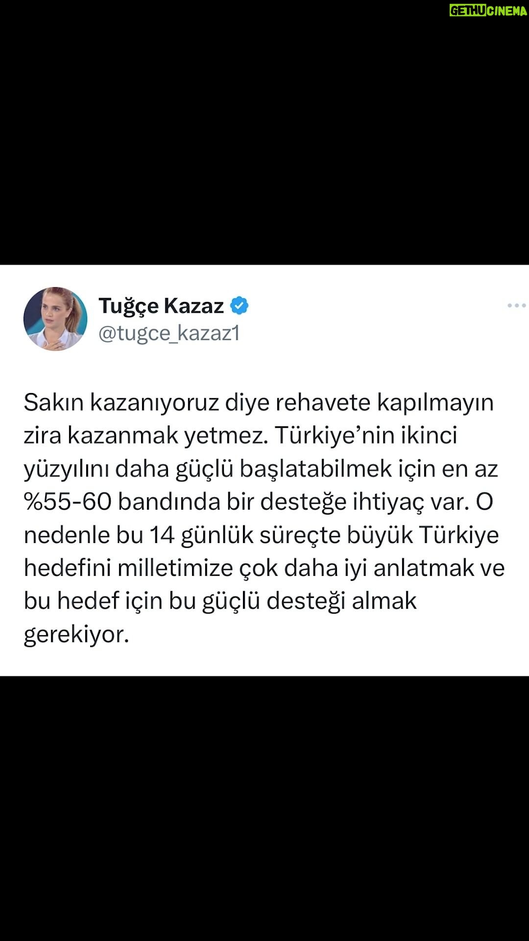 Tuğçe Kazaz - 28K Likes - EN AZ %55-60. REHAVETE KAPILMAYA GEREK YOK.
#erdoğan #receptayyiperdoğan #milletittifakı #cumhurittifakı #akparti #cumhurbaşkanlığıseçimi #seçim2023 #14mayıs #14mayıs2023 #28mayıs2023 #ikincitur #türkiye #büyüktürkiye #ikinciyüzyıl #ikinciyüzyılaçağrı #tuğçekazaz #tugcekazaz #reels #shorts #tiktok