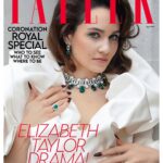 Tuppence Middleton Instagram - As she graces the stage as the legendary Elizabeth Taylor, @twopencemiddleton dazzles on the cover of Tatler’s June issue, on sale 27 April. Middleton reveals how it feels to leave Downton Abbey behind and slip into the diva’s diamonds in ‘The Motive and the Cue’ at the @nationaltheatre: read the full interview at the link in bio. Also in the issue, Tatler celebrates this historic moment with an unmissable Coronation Special. Photographed by @lucbraquet, styled by @hannahteare, Jewellery Editor @charliemjmiller.