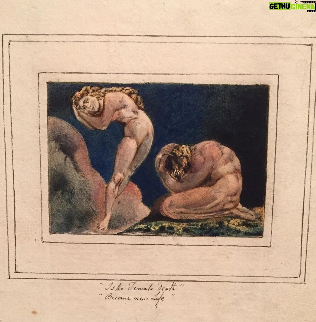 Tuppence Middleton Instagram - William Blake @tatebritainlondon 🖤 “Is the female death Become new life” “Fearful of the pain I travel on” “Vegetating in fibres of blood” “Everything is an attempt To be human” “I sought pleasure and found pain Unutterable”