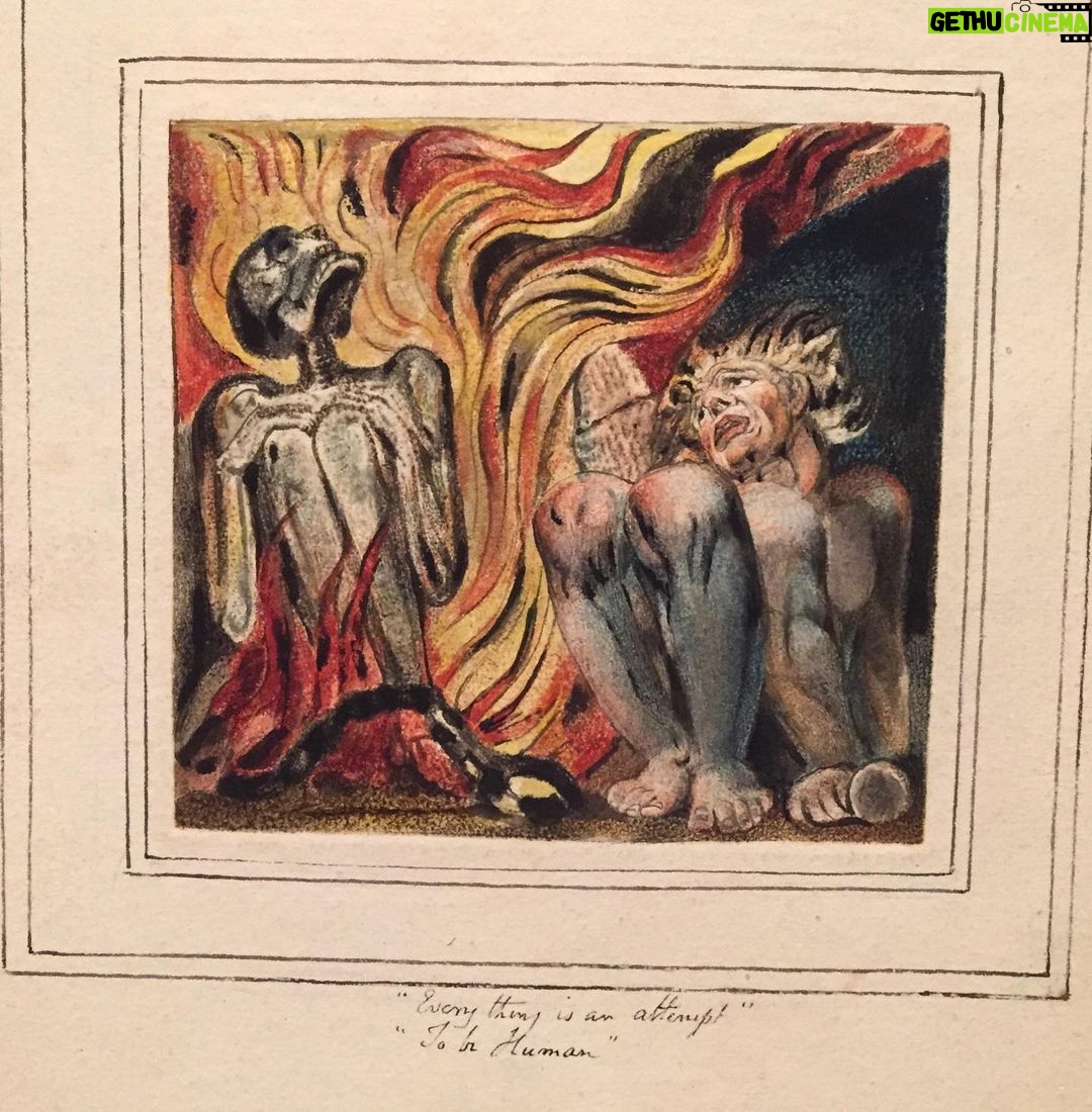 Tuppence Middleton Instagram - William Blake @tatebritainlondon 🖤 “Is the female death Become new life” “Fearful of the pain I travel on” “Vegetating in fibres of blood” “Everything is an attempt To be human” “I sought pleasure and found pain Unutterable”
