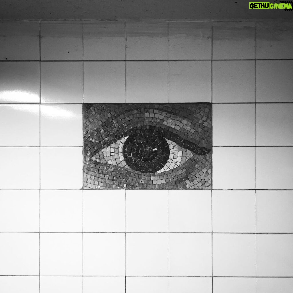 Tuppence Middleton Instagram - Eye on the subway