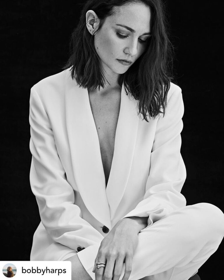 Tuppence Middleton Instagram - Sneak peak from shoot with @bobbyharps styled by @hollyevawhite & make up @stasskymakeup