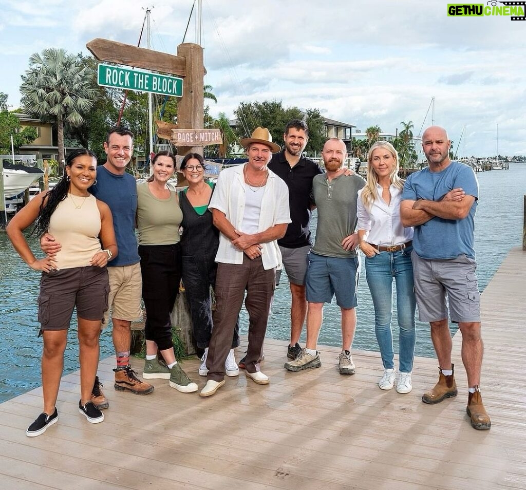 Ty Pennington Instagram - 🚨MARCH 4 🚨 We’re back with an all new #RockTheBlock and this season we’re taking you to #RedemptionIsland 🏝️🛠️ We’ve got it all- blood, sweat and definitely some tears!😬🙈 March 4th, 9/8c on @hgtv & @streamonmax #dontmissit #comingsoon #premiere #design #competition St. Petersburg, FL