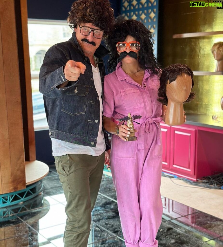 Ty Pennington Instagram - 🪩 TONIGHT 🪩 Need a good laugh?? Watch me make an ass of myself on 📺🏡#BarbieDreamhouseChallenge all in the name of #KensDen Tune in at 8/7c on @hgtv & @streamonmax 🥳#TeamAlisonandTy #Ken #70s #Disco Malibu, California