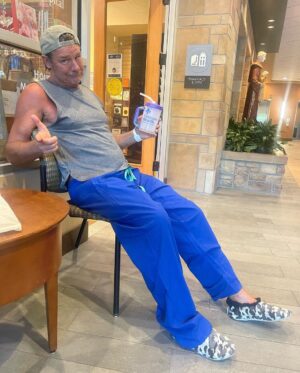 Ty Pennington Instagram - From the red carpet, to the ICU… this last week has been interesting! I’m okay now, still recovering but I felt it looked weird that I hadn’t posted about my teams #BOTB VICTORY!! 🙌🏼 SO freaking proud of @smashingdiy & @iamstevelewis !! Will post about that next 🤓🥳 To shed some light on why I was MIA… Sunday I hit the red carpet for @barbiethemovie , monday I flew to Colorado to start filming in Breckenridge and Tuesday morning I woke up at 4am and could barely breathe 😰Turns out, that sore throat Ive had for the last month was actually an abscess which had grown so large it was closing off my airway. Next thing I know, I was intubated and flown to the ICU in Denver. Wednesday I had surgery and yesterday afternoon I was released from the ICU 🙌🏼 Thank you so much to all the amazing staff at St.Anthony’s in Lakewood, CO & Summit Health in Frisco for taking such great care of me 🙏🏼🙏🏼 A great reminder to LISTEN to your body when it’s telling you something 😳😅 #justhappytobehere  Also, even through heavy sedatives it’s good to see I was still in the right frame of mind… (pic 4)😂 #speedosforlife