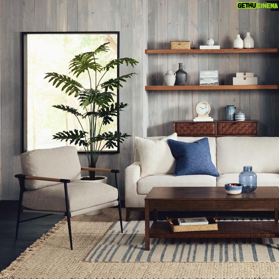 Ty Pennington Instagram - The cruz armchair from my collection with @athomestores is one of my absolute favorites! It’s sleek, masculine lines and cozy cushions make it the perfect accent for any space… not to mention the unbeatable price! 💁🏻♂️ Link in bio to shop 🤓#athomextypennington #athomepartner #design #interiors #affordabledesign #affordabledecor #typenningtondesign #home The Hammock
