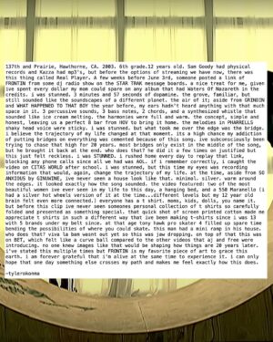 Tyler, the Creator Instagram - 5. Frontin'

(flog gnaw sold out in about an hour.wow thank you all)