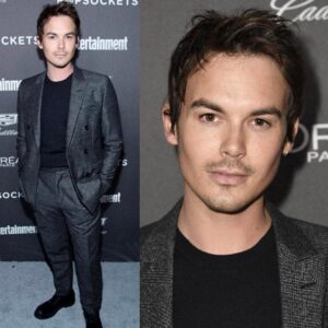 Tyler Blackburn Instagram - Thanks @entertainmentweekly for having me last night 🖤