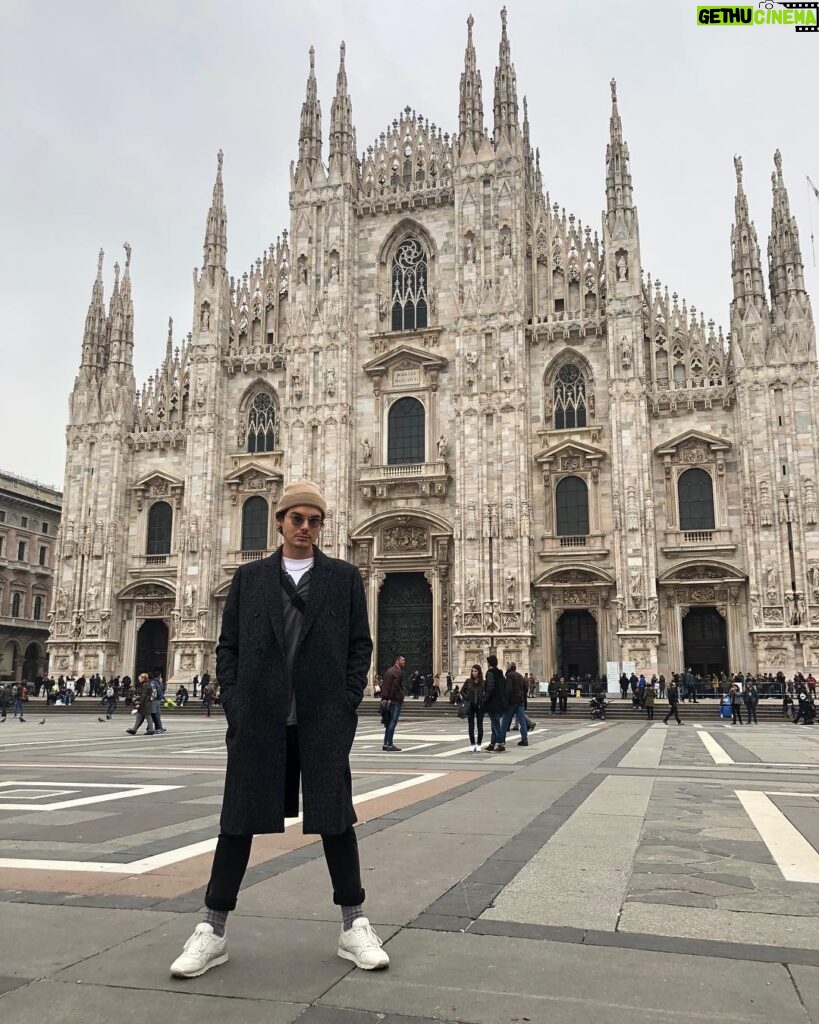 Tyler Blackburn Instagram - Milan was dope. I was also attacked by about 75 pigeons shortly after this photo was taken. Duomo di Milano