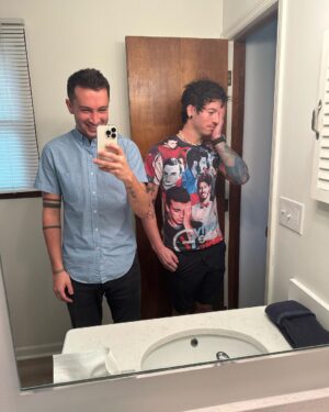Tyler Joseph Instagram - dug up the ol’ vessel era button up (down?) for the 10th anniversary of our second best album.
josh is just wearing what he wears every night to bed.