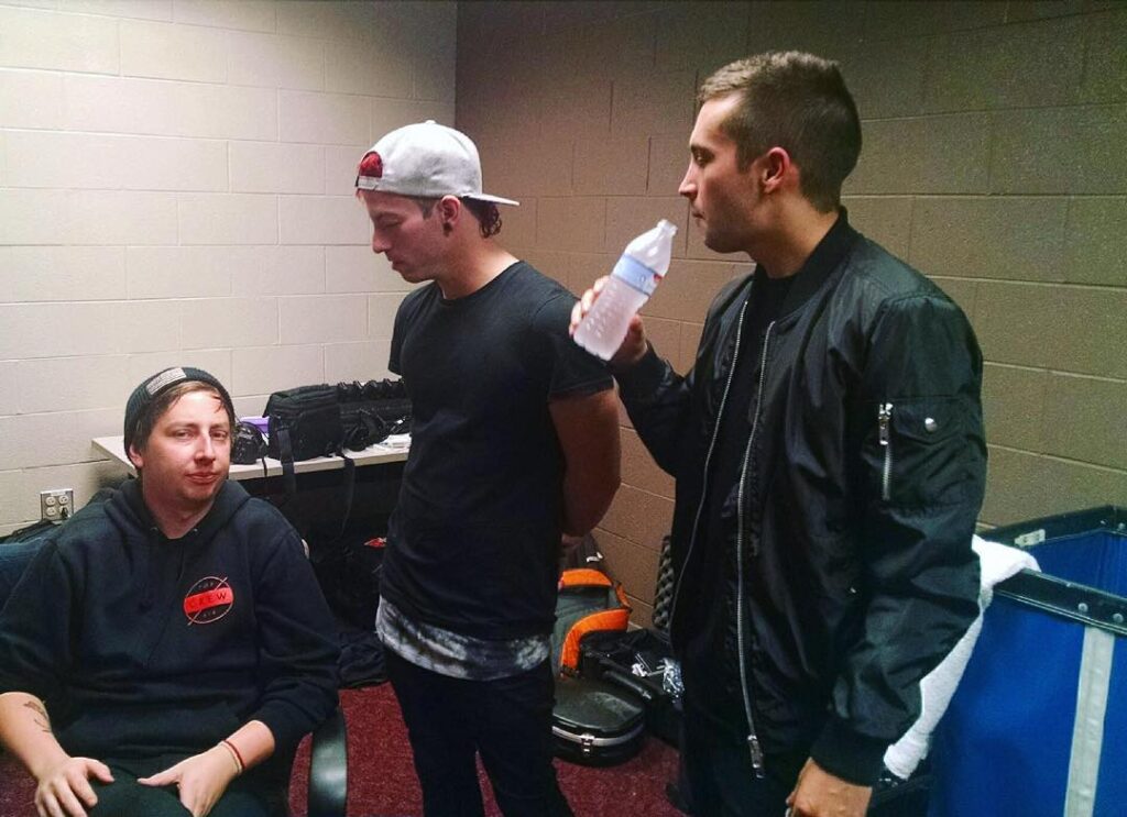 Tyler Joseph Instagram - after show, asking him if we did well: