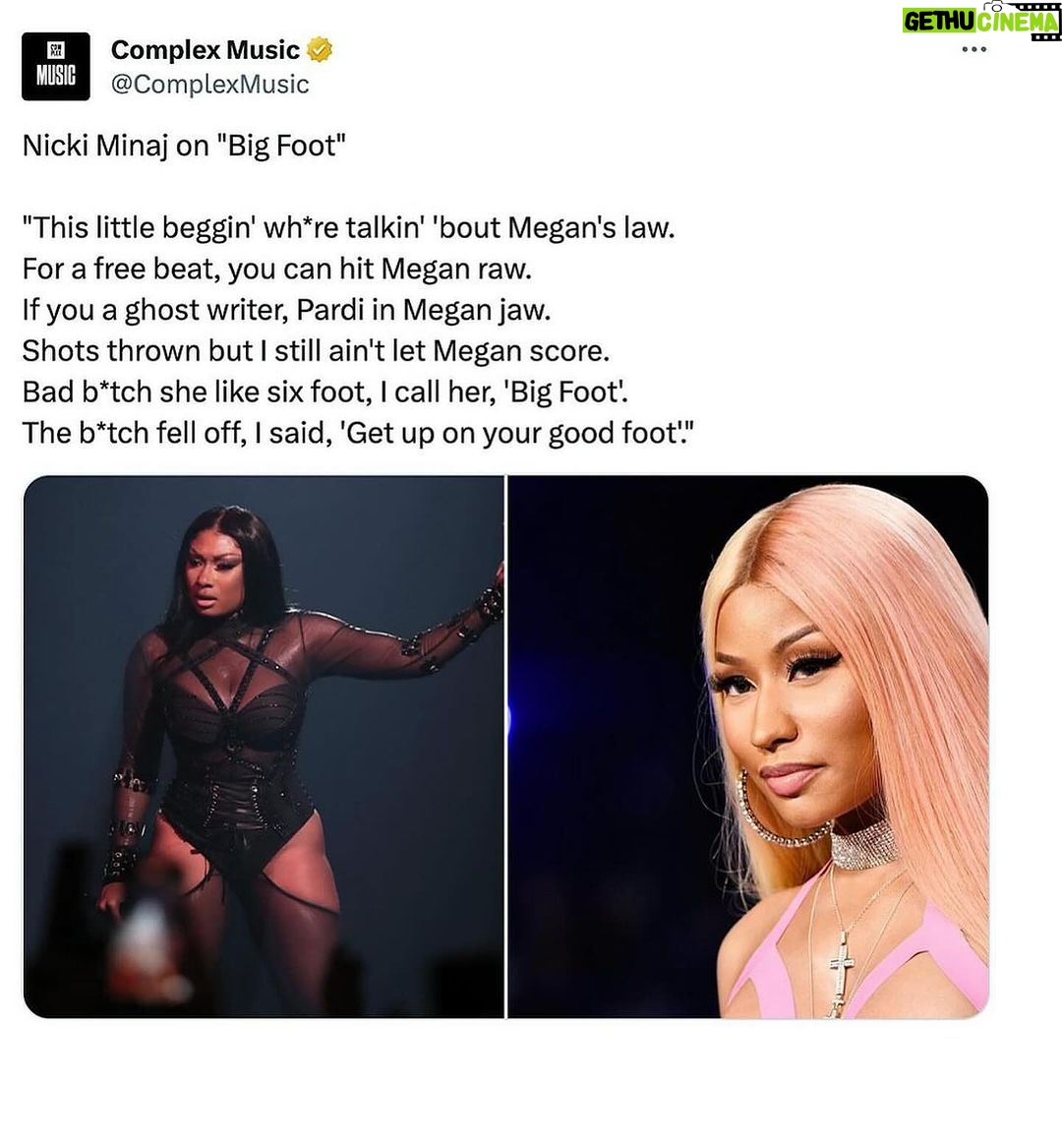 Tyrese Gibson - 101.5K Likes - As a real hip-hop Niga, I can’t front. I hate to see nigas beefing, but I’m excited as a motherfucker right now excuse my French but I meant every word I said!! Oh my!!!