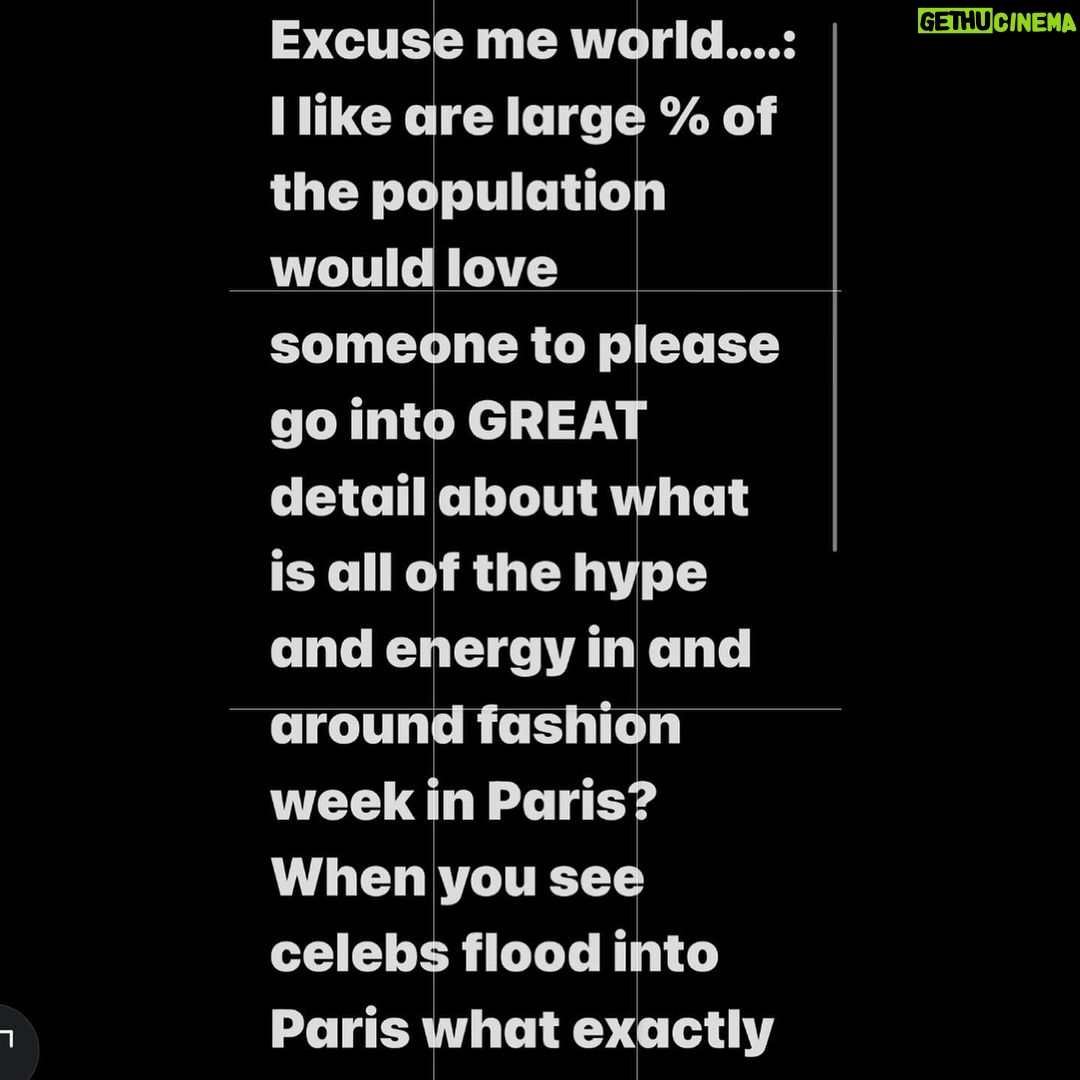 Tyrese Gibson Instagram - The last question is [ other than super models when Naomi Campbell who would you guys say what’s one of the first either black actors, rappers, or singers who consistently showed up to fashion week and started this trend? Was it Kanye? And if it wasn’t Ye’ who was it?