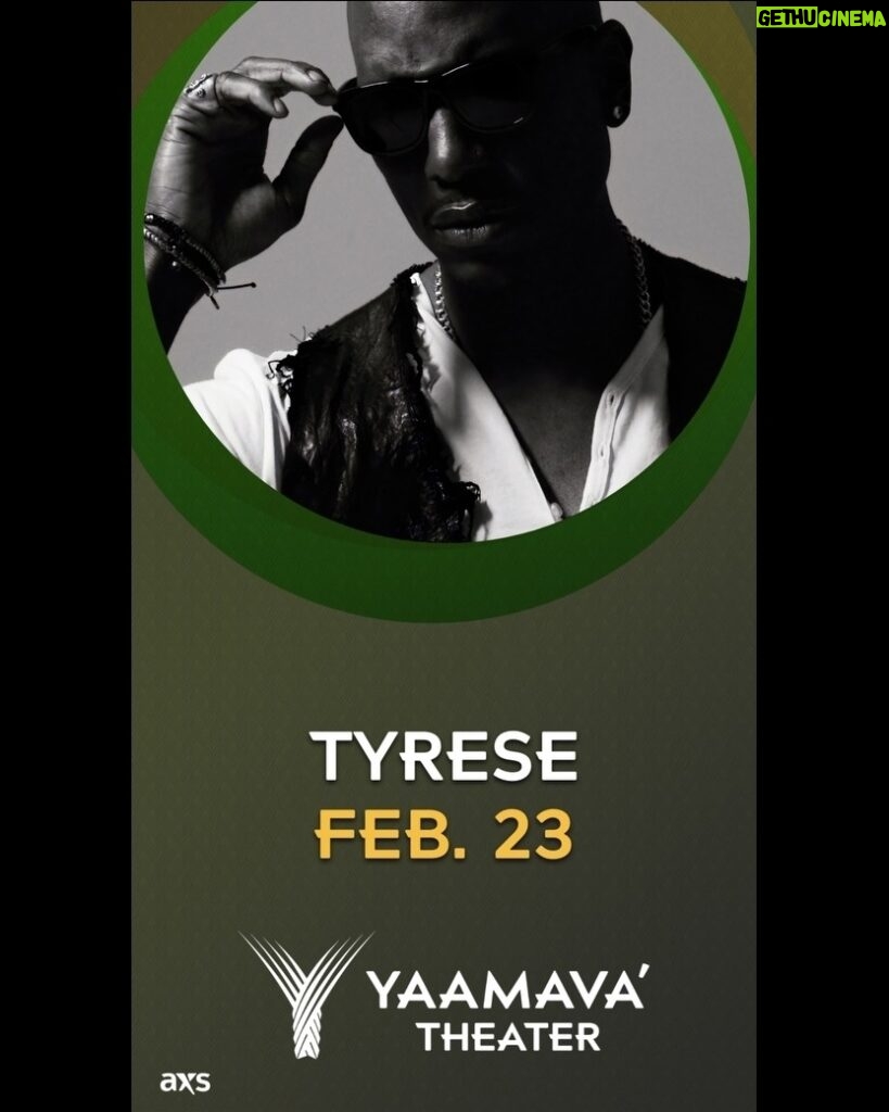 Tyrese Gibson Instagram - Be sure you join me !!! I'll be hitting the stage at @Yaamava theater on February 23, 2024. Tickets are selling fast, so make sure to grab yours now! #AllRoadsLeadToYaamava 🎟️🎶 #LoveTransaction #BeautifulPain #Tyrese #VoltronRecordz More shows to be added tickets on Ticketmaster 🎟️ -Feb 17 - Southaven, MS - Landers Center -Feb 18- St. Louis, MO - Chaifetz Arena -Feb 23 - Highland, Ca - Yaamava Theater
