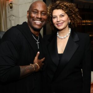 Tyrese Gibson Instagram - Can you imagine being in Dubai for almost a month and as I get back to LA the first thing I’m invited to was to make a toast to the chair woman of Universal  Pictures, the most fierce, classy and sophisticated, sharp businesswoman in the history of Hollywood? Donna Langley…. 

How do you shout out the most powerful woman, in all of Hollywood without using those words? I can’t.. 

Since 2013, our beloved Donna Langley has been the chairwoman of Universal on the feature film side has grossed upwards of 7 billion on the global box office stage.. 

Anyone who may think or chose to believe that she’s lucky ? Do you have no idea what luck is? Donna has the most sophisticated eye for films, directors, filmmakers, writers, universal studios tourism,? And now recently they just announced that Donna has officially became the chairwoman of the OVERLL Universal including TV!! 

On this special night, we laughed. We hugged, and, of course, as you look at the first image since we were on a movie set of Fast8, I have not seen The Rock! 

I told you guys about a year and a half ago myself and The Rock got together talked for hours upon hours cleared the air spoke about all that we learned during that very challenging, random moment that we had! 

So, as you can imagine, starting my year off, running into The Rock was incredible! We laughed we talked we hugged it out again.  Fast 10 part 2 is being written right now a small delay in filming because of the SAG and WGA strikes!! 

But we are about to embark on the biggest and most significant FAST you guys have ever seen !! 

Donna, on behalf of my immediate family two daughters and our beloved #FastFamily just want to say thank you for everything that you do. Thank you from the bottom of my ❤️ you have changed every life that has ever been connected to you!

Donna Langley is so humbled and so sweet and so fierce you probably wouldn’t even notice her in a room unless someone pointed her out! 

Father and mothers, who are raising daughters around the world, who like me feel like our daughters are running out of people to look UP to? That has all changed now.! Our daughter’s new idol and SHERO name is DONNA LANGLEY!