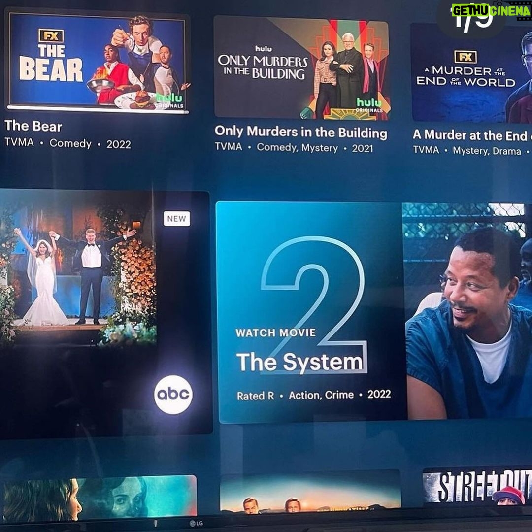 Tyrese Gibson Instagram - 7 days in 2024 and already #2 on HULU!!! Let’s get THE SYSTEM to #1 shout to @theterrencehoward @jeremypiven and director @djclassicz aka Dallas Jackson it’s cool to be #1 in BIG MOVIE but when you #1 on an independent that hits differently……..