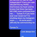 Tyrese Gibson Instagram - We all get DM’s right? Sometimes people say shif that just stops me in my tracks