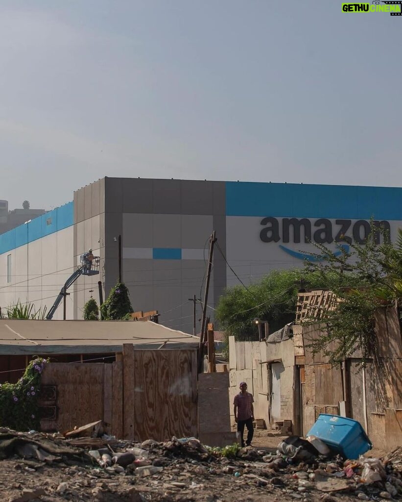 Tyrese Gibson Instagram - Repost Amazon built a $21 million state-of-the-art 344,000-square-foot warehouse in Tijuana, Mexico amid a settlement where many houses are engineered with wood scraps, tarps and cardboard. The images, first posted by photographer Omar Martinez, opened the debate because of the clear contrast. Some people on social media called them a display of capitalism and globalization. In Tijuana, both authorities and business-sector representatives praised the new investment entering the city, while residents of the Nueva Esperanza neighborhood, located in front of the warehouse, still have doubts about what this would mean for them. (Via: Omar Martinez & Ana Ramirez)