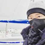 Uhm Ki-joon Instagram - 눈오는 날 한강에서~~ㅎ 겁나 춥네~~ㅜㅜ