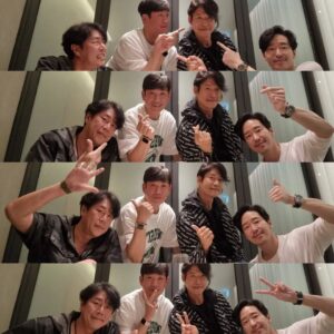 Uhm Ki-joon Instagram - 엄유민법 오랜만에 뭉쳤어요
#엄기준#유준상#민영기#김법래
#엄유민법#우리는하나