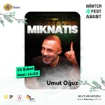 Umut Oğuz Instagram - 🎙️ Gülmenin Tam Zamanı Geldi! 25 Şubat 2024’te Saat 14:00’te @umutoguz Abant Palace Otel’de Sahneye Çıkıyor! Heyooo Winterfest Abant Ailesi! 🚀 Kuzeyin eğlence başkenti Abant Palace Otel’de, tarih 25 Şubat 2024’te saat 14:00’te Umut Oğuz ile kahkaha garantili bir Stand-Up gösterisi sizi bekliyor. Unutulmaz anlar için hazır olun, çünkü gülme garantisi veriyorum! 😂 Biletlerinizi alın, kuzeyin büyüleyici atmosferinde Umut Oğuz ile kışın tadını çıkarın. Sürprizlere hazır olun, çünkü bu gösteriyi kaçırmak istemeyeceksiniz! 🎉❄️ @prusias_yapim @miknatisgosteri #WinterfestAbant #UmutOğuz #StandUp #KahkahaZamanı #EğlenceSaat14 #AbantPalaceOtel #winterfest2024