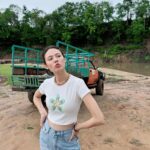 Ungsumalynn Sirapatsakmetha Instagram - ทริปนี้สมบุกสมบันสะบักสะบอมบอกเลยก๊าป ดูจากหัวเหม่งนี้ได้ฮ่าฮ่า😅 คลิปลงในYoutubeตามไปดูได้เลยค๊าา รร.ตชด.บ้านปิล๊อกคี่