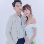 Ungsumalynn Sirapatsakmetha Instagram - เหมือนถ่ายposterซีรีส์เกาหลีเลย ชื่อเรื่องอะไรดีน๊า🤭🤵🏻‍♂️👰🏻‍♀️ Youtube: DanPattie #PostWedding