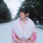 Ungsumalynn Sirapatsakmetha Instagram - กิโมโนมีหลายชั้น แต่เธอนั้นต้องมีชั้นคนเดียว🤭👘❄️🌸 #danpattiehoneymoon 北海道神宮 / HOKKAIDO-JINGU