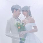 Ungsumalynn Sirapatsakmetha Instagram - เหมือนถ่ายposterซีรีส์เกาหลีเลย ชื่อเรื่องอะไรดีน๊า🤭🤵🏻‍♂️👰🏻‍♀️ Youtube: DanPattie #PostWedding