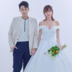 Ungsumalynn Sirapatsakmetha Instagram - เหมือนถ่ายposterซีรีส์เกาหลีเลย ชื่อเรื่องอะไรดีน๊า🤭🤵🏻‍♂️👰🏻‍♀️ Youtube: DanPattie #PostWedding