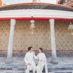 Ungsumalynn Sirapatsakmetha Instagram - รอยยิ้มแบบนี้แหละที่ทำให้หนูรัก สายตาแบบนี้แหละที่อบอุ่นเสมอ ขอบคุณนะคะ❤️ @danworrawech #แต่งค่ะ วัดราชบพิธสถิตมหาสีมาราม