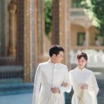 Ungsumalynn Sirapatsakmetha Instagram - รอยยิ้มแบบนี้แหละที่ทำให้หนูรัก สายตาแบบนี้แหละที่อบอุ่นเสมอ ขอบคุณนะคะ❤️ @danworrawech #แต่งค่ะ วัดราชบพิธสถิตมหาสีมาราม