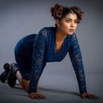 Upasana Rai Instagram - Just like a fashion-forward cat, true style is all about expressing yourself with confidence. 🐈In frame @upasanarc Makeup & Hairstylist @srideviramesh_artist Styling @jalaksk @designstylewithj Photography @narenvalluvan Naren Valluvan Team @aravind_photography_20 Studio @njstudios_7159 . #upasana #upasanarc #blue #fashion #fashiongram #greeneyes #ootd #ootdfashion #newlook #loveyourself #instagood #instadaily #instamood #cat #catfashionista #instaphoto