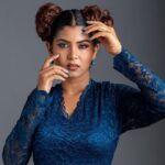 Upasana Rai Instagram - 🦋 In frame @upasanarc Makeup & Hairstylist @srideviramesh_artist Styling @jalaksk @designstylewithj Photography @narenvalluvan Naren Valluvan Team @aravind_photography_20 Studio @njstudios_7159 . #upasana #upasanarc #blue #fashion #fashiongram #greeneyes #ootd #ootdfashion #newlook #loveyourself #instagood #instadaily #instamood
