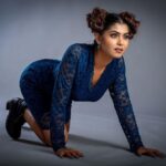 Upasana Rai Instagram - Just like a fashion-forward cat, true style is all about expressing yourself with confidence. 🐈In frame @upasanarc Makeup & Hairstylist @srideviramesh_artist Styling @jalaksk @designstylewithj Photography @narenvalluvan Naren Valluvan Team @aravind_photography_20 Studio @njstudios_7159 . #upasana #upasanarc #blue #fashion #fashiongram #greeneyes #ootd #ootdfashion #newlook #loveyourself #instagood #instadaily #instamood #cat #catfashionista #instaphoto