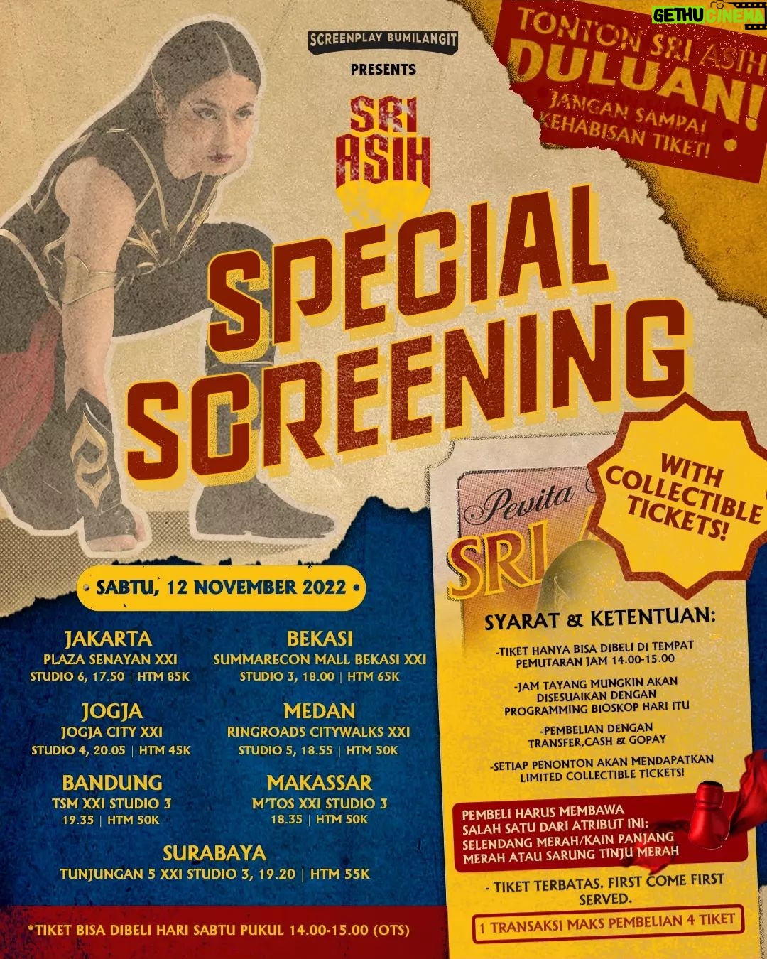 Upi Avianto Instagram - Buat yang berrr..tanyeeeaa-tanyeeeaa special screening.., kamu siap? 🧣🥊