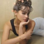 Urassaya Sperbund Instagram - Had some flowers in her hair and some blossoms on her skin 💫 #LVBlossom #LVFinejewelry
