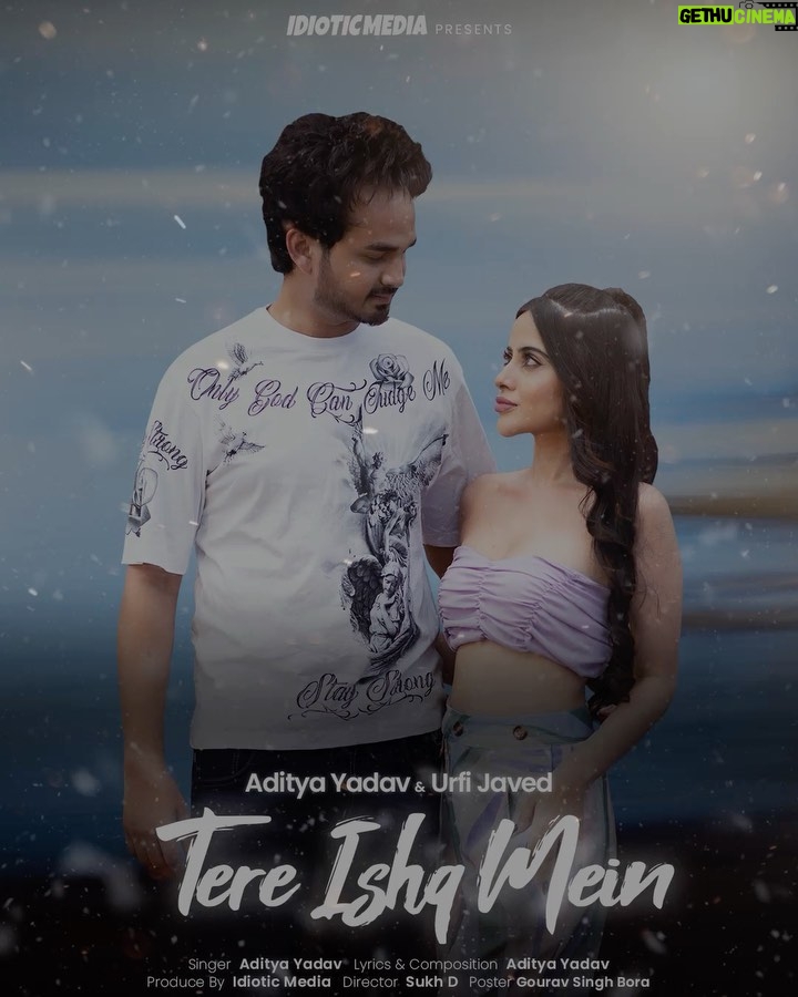 Urfi Javed Instagram - My first song video collaboration with @imaditya__yadav for "Tere Ishq Mein" will be realeasing tomorrow. #tereishqmein Produced by -: @idiotic.media