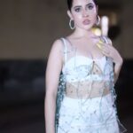 Urfi Javed Instagram - Yea I wore a dress made of broken glass pieces !! I think this looked fabulous ! People call me weird , crazy but guess what we all are crazy and weird , I’m just smart enough to embrace and let it empower me ! Hair @geetajaiswal422_ Make up meee Shot by @sk_click_a_world