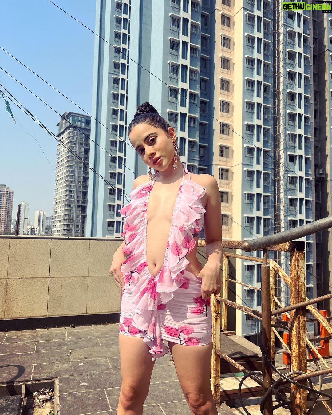 Urfi Javed Instagram - Bag - @weargigai Dress - made this from a old saree