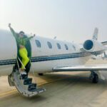 Urvashi Rautela Instagram - Love to fly private only 🛫 🛩️ even its for 10 minutes. Having completed intensive work on two consecutive theatrical films, I'm eager to enjoy some leisure time hopefully 🤞🏻🥰🫶🏻 ☆ ☆ ☆ ☆ ☆ ☆ ☆ ☆ #love #UrvashiRautela #UR1 #privatejet